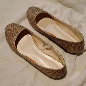 Sparkly flats